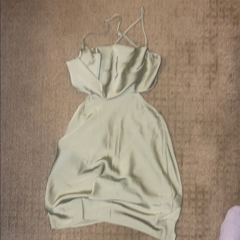 Elegant Sage Green Women's Dress